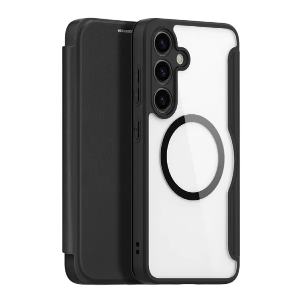 DUX X PRO Zaklápacie puzdro s MagSafe pre Samsung Galaxy S24 Plus 5G čierne