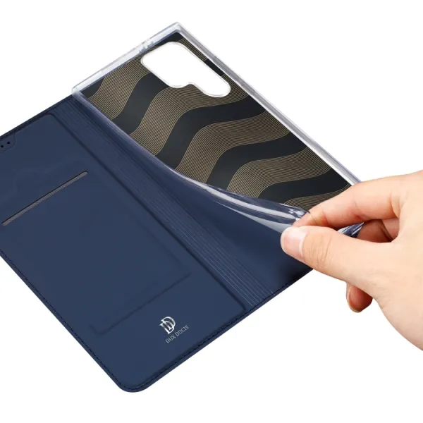 Dux Ducis Skin Pro knižkové puzdro na Samsung Galaxy S24 Ultra, modré