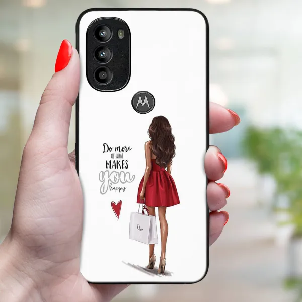 MY ART Ochranný kryt Motorola Moto G71 5G RED DRESS (137)