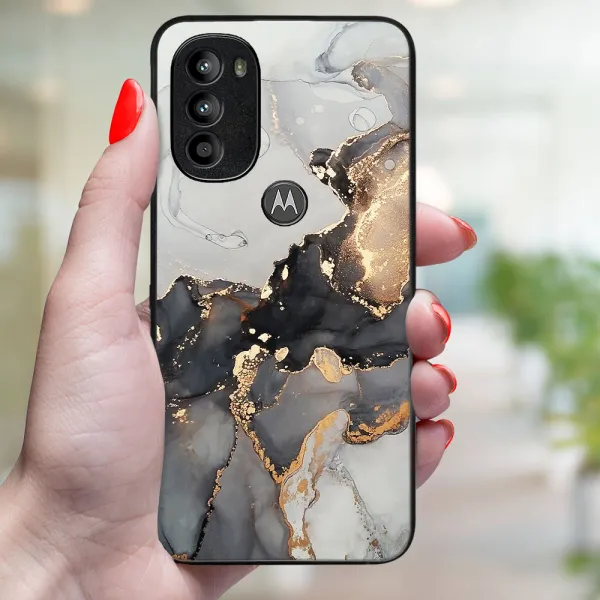 MY ART Ochranný kryt Motorola Moto G71 5G GREY MARBLE (140)