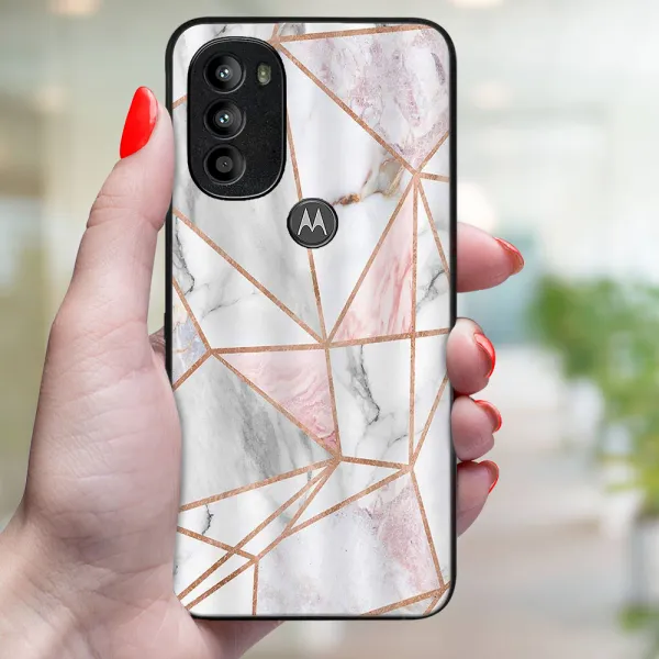 MY ART Ochranný kryt Motorola Moto G71 5G PINK MARBLE (143)