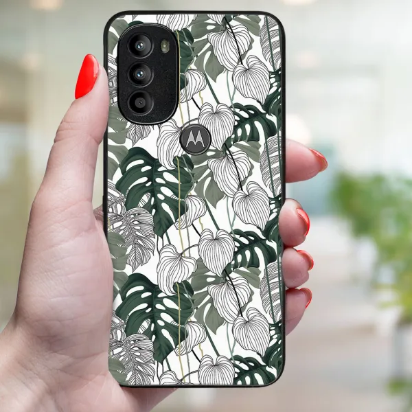 MY ART Ochranný kryt Motorola Moto G71 5G LEAF (175)