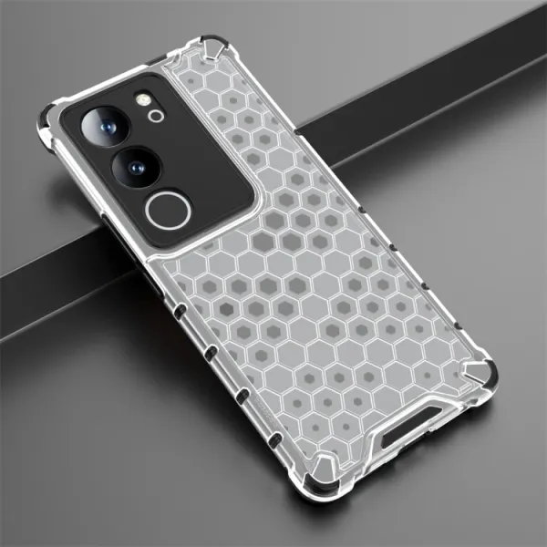 HONEYCOMB Ochranný kryt Vivo V29 5G biely