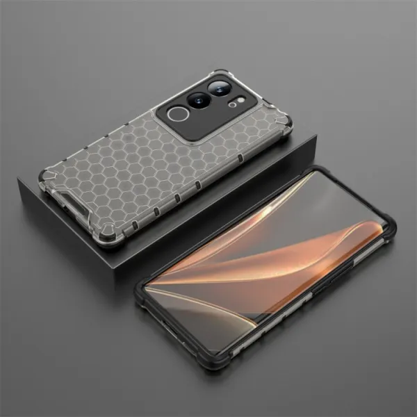 HONEYCOMB Ochranný kryt Vivo V29 5G čierny