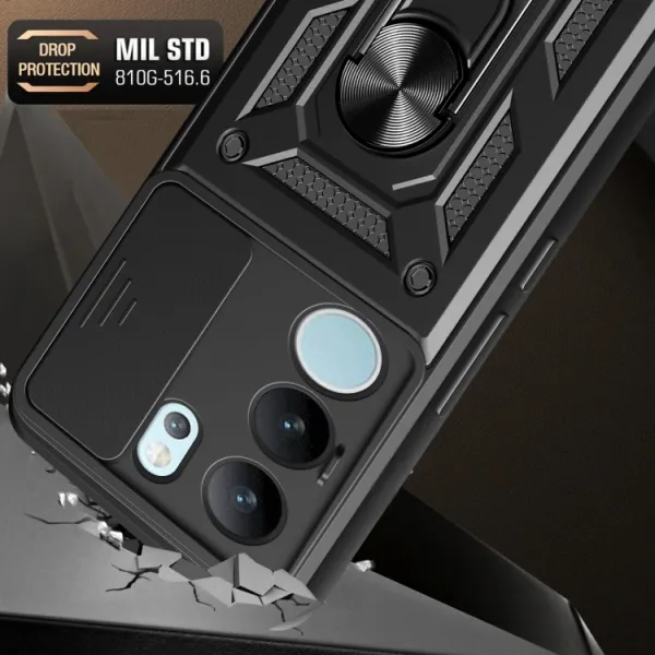 RING CAMERA Kryt s držiakom pre Vivo V29 5G modrý