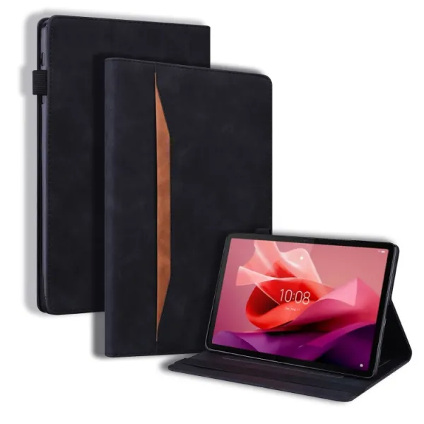 FLATY Zaklápacie puzdro pre Lenovo Tab P12 čierne
