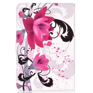 UNIVERZÁLNE FLIP PUZDRO pre tablet s uhlopriečkou 10" PINK FLOWERS