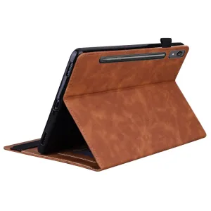 FLATY Zaklápacie puzdro pre Lenovo Tab P12 hnedé