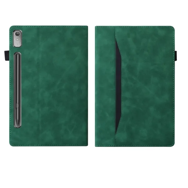 FLATY Zaklápacie puzdro pre Lenovo Tab P12 zelené
