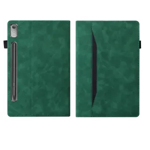 FLATY Zaklápacie puzdro pre Lenovo Tab P12 zelené