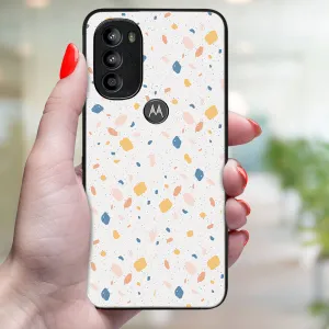 MY ART Ochranný kryt Motorola Moto G71 5G ORANGE TERRAZZO (165)