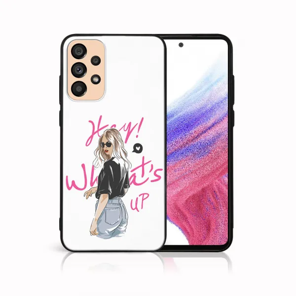 MY ART Ochranný kryt Samsung Galaxy A23 / A23 5G WHATSUP (132)