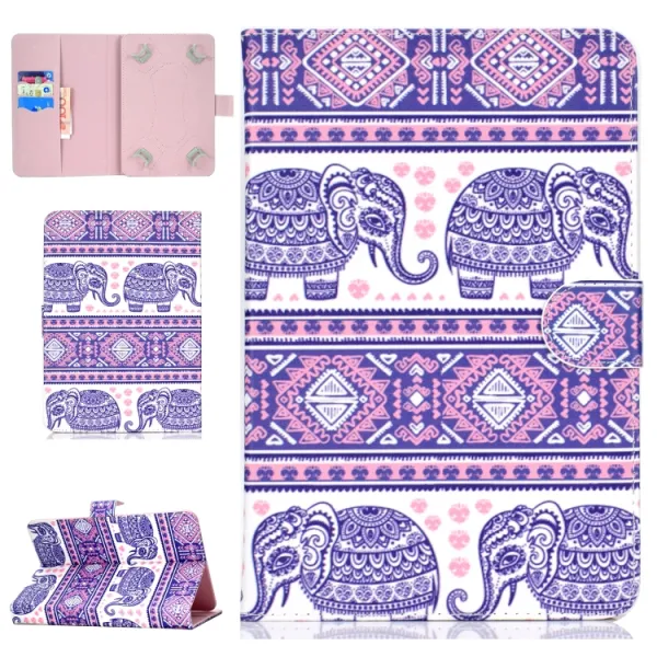 UNIVERZÁLNE FLIP PUZDRO pre tablet s uhlopriečkou 10" TOTEM ELEPHANT