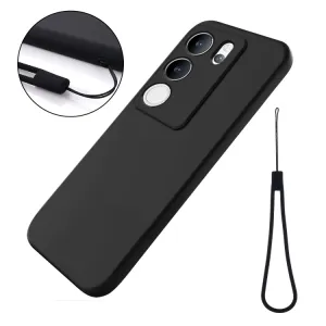 RUBBER Ochranný kryt pre Vivo V29 5G čierny