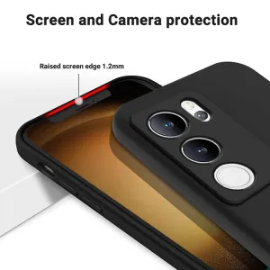 RUBBER Ochranný kryt pre Vivo V29 5G čierny