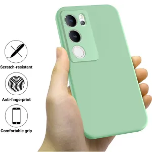 RUBBER Ochranný kryt pre Vivo V29 5G zelený
