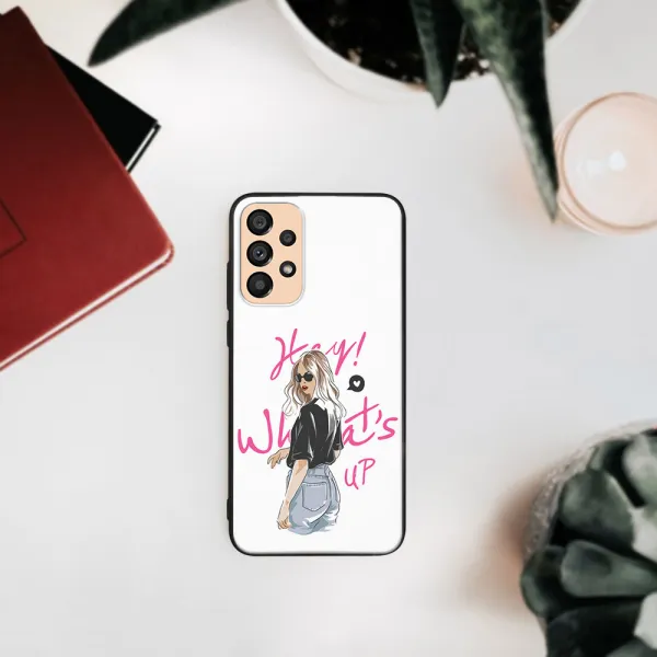 MY ART Ochranný kryt Samsung Galaxy A23 / A23 5G WHATSUP (132)