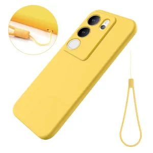 RUBBER Ochranný kryt pre Vivo V29 5G žltý