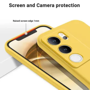 RUBBER Ochranný kryt pre Vivo V29 5G žltý
