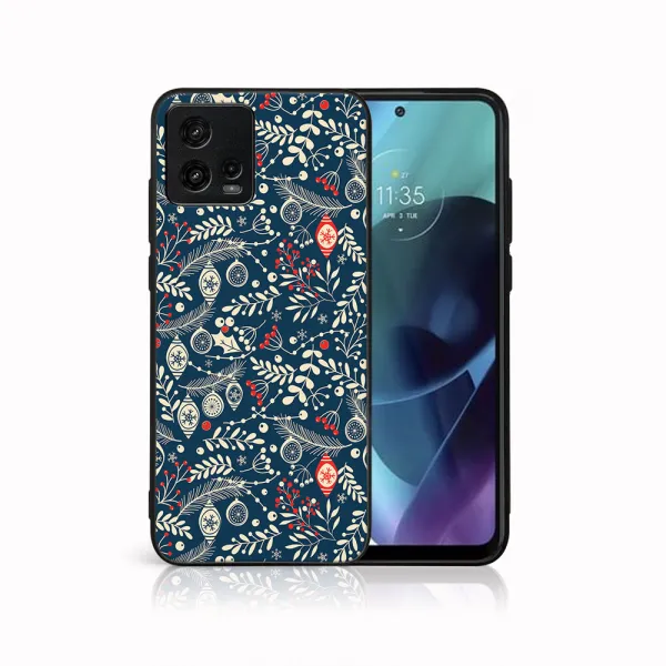 MY ART Kryt s vianočným dizajnom Motorola Moto G72 MISTLETOE (070)