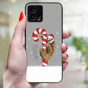 MY ART Kryt s vianočným dizajnom Motorola Moto G72 CANDY (076)