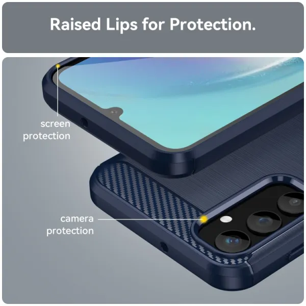 FLEXI TPU Ochranný kryt Samsung Galaxy A25 5G modrý
