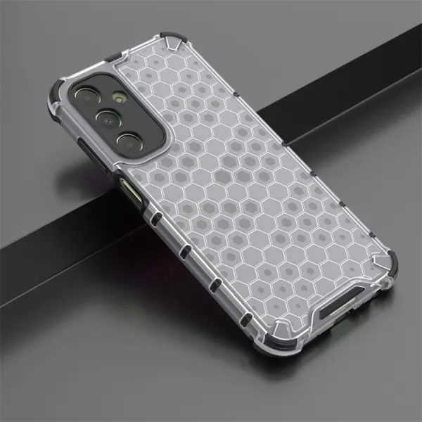 HONEYCOMB Ochranný kryt Samsung Galaxy A25 5G biely