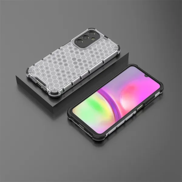 HONEYCOMB Ochranný kryt Samsung Galaxy A25 5G biely