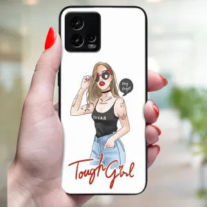 MY ART Ochranný kryt pre Motorola Moto G72 TOUGH GIRL (131)