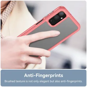 CRYSTAL Ochranný kryt pre Samsung Galaxy A25 5G červený