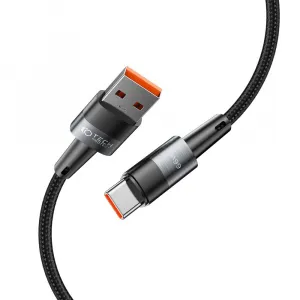 Tech-Protect Ultraboost kábel USB / USB-C PD 66W 6A 0.5m, čierny