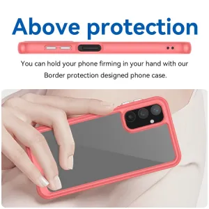 CRYSTAL Ochranný kryt pre Samsung Galaxy A25 5G červený