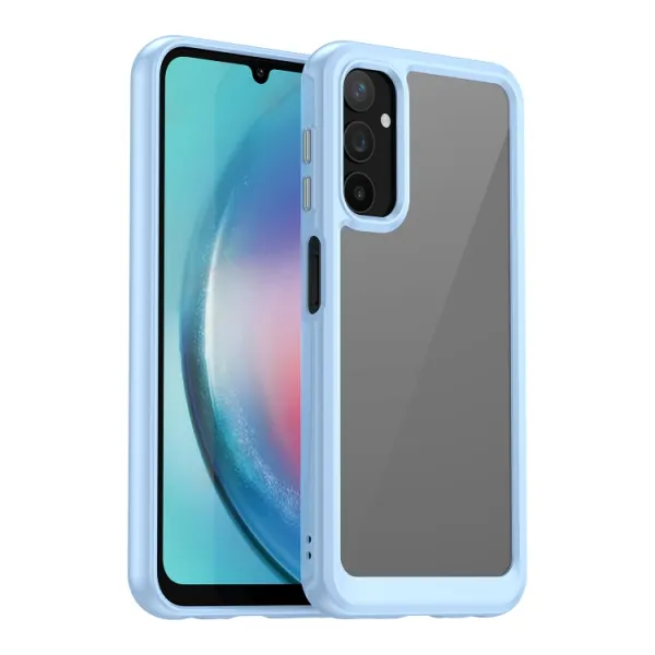 CRYSTAL Ochranný kryt pre Samsung Galaxy A25 5G modrý
