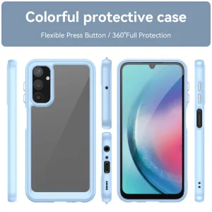 CRYSTAL Ochranný kryt pre Samsung Galaxy A25 5G modrý