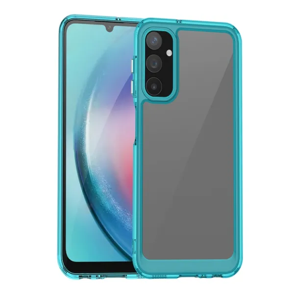 CRYSTAL Ochranný kryt pre Samsung Galaxy A25 5G tyrkysový