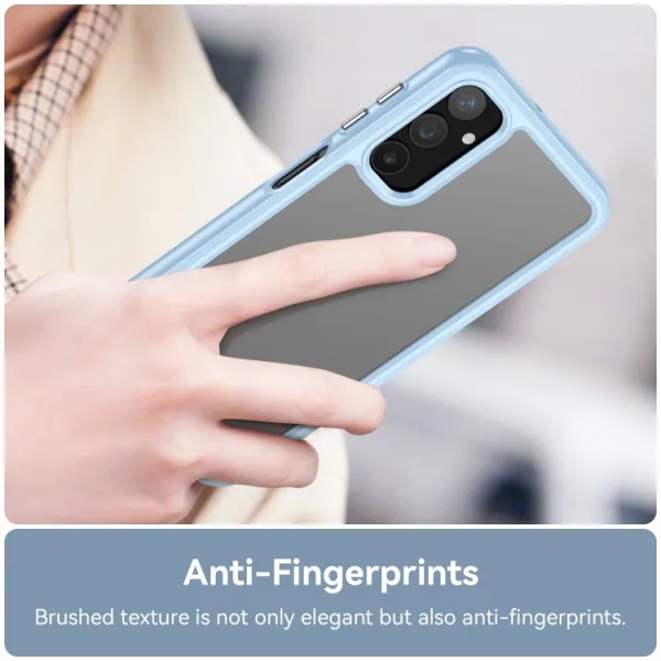 CRYSTAL Ochranný kryt pre Samsung Galaxy A25 5G modrý