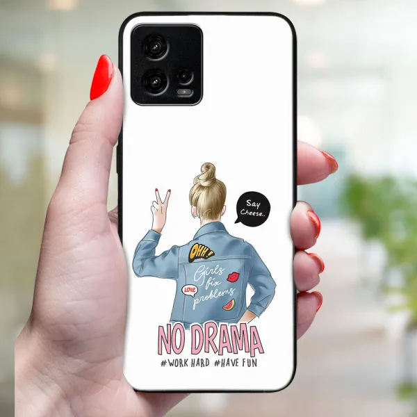 MY ART Ochranný kryt pre Motorola Moto G72 NO DRAMA (138)