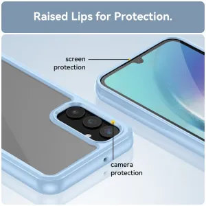 CRYSTAL Ochranný kryt pre Samsung Galaxy A25 5G modrý