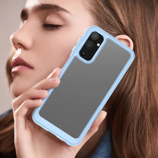 CRYSTAL Ochranný kryt pre Samsung Galaxy A25 5G modrý