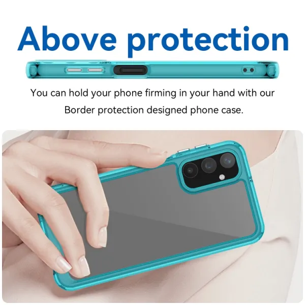 CRYSTAL Ochranný kryt pre Samsung Galaxy A25 5G tyrkysový