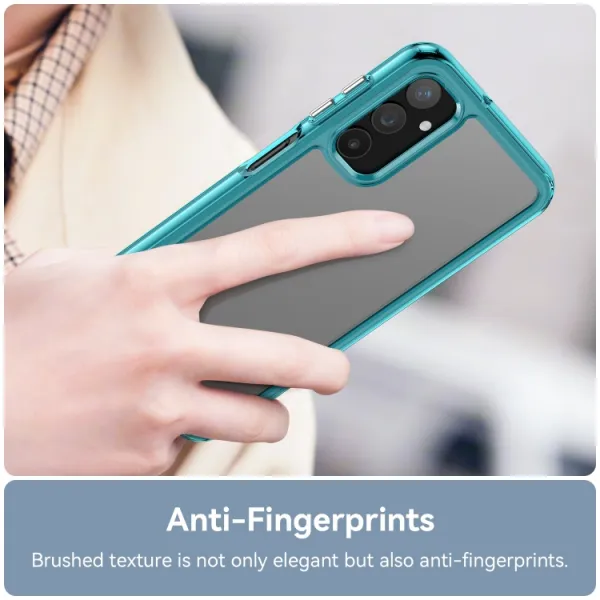 CRYSTAL Ochranný kryt pre Samsung Galaxy A25 5G tyrkysový