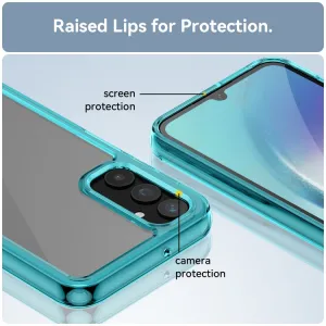 CRYSTAL Ochranný kryt pre Samsung Galaxy A25 5G tyrkysový