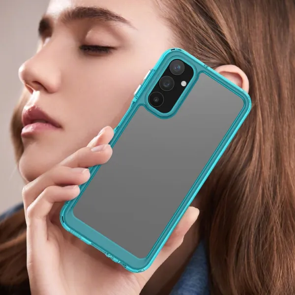 CRYSTAL Ochranný kryt pre Samsung Galaxy A25 5G tyrkysový