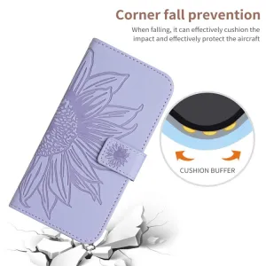 ART SUNFLOWER Peňaženkový obal pre Xiaomi 14 Ultra fialový