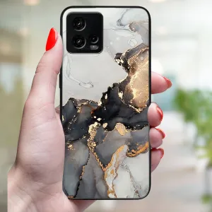 MY ART Ochranný kryt pre Motorola Moto G72 GREY MARBLE (140)