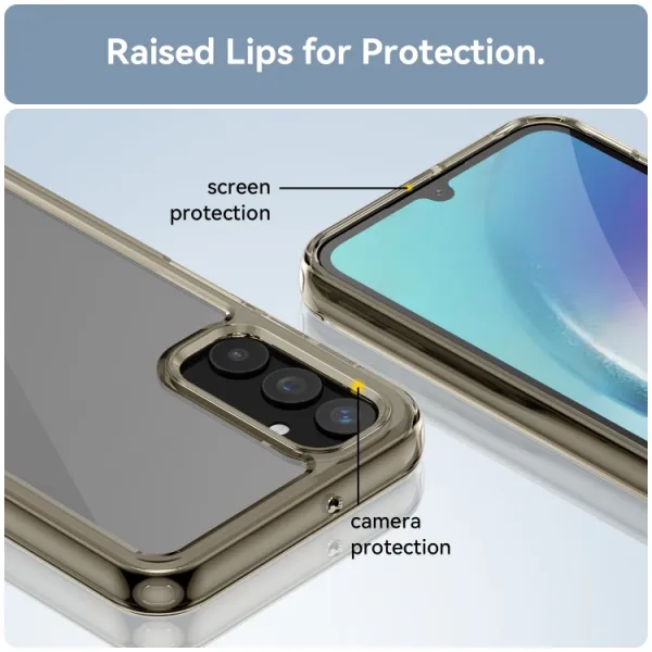 CRYSTAL Ochranný kryt pre Samsung Galaxy A25 5G šedý