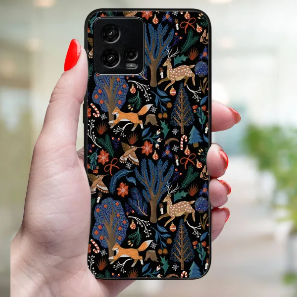 MY ART Kryt s vianočným dizajnom Motorola Moto G72 WINTER (071)