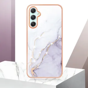 IMD MARBLE Ochranný kryt pre Samsung Galaxy A25 5G WHITE
