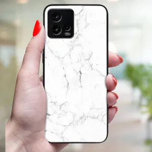 MY ART Ochranný kryt pre Motorola Moto G72 WHITE MARBLE (144)