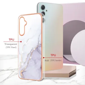 IMD MARBLE Ochranný kryt pre Samsung Galaxy A25 5G WHITE